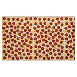 Tissu Motif de pizza de pepperoni