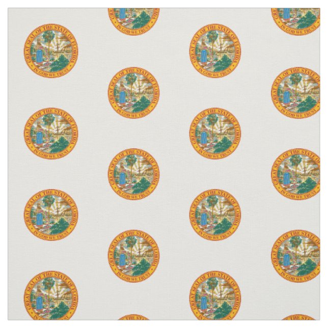 Tissu Motif de pois patriotique de joint d'état de la (Échantillon)