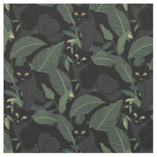 Tissu Motif de pomme noire moderne