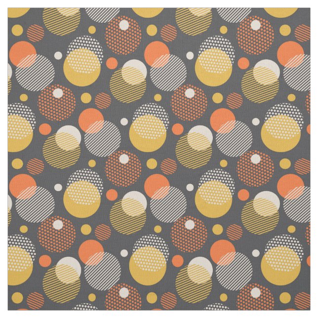 Tissu Motif de rayure de point de polka (Échantillon)