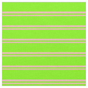 Tissu Motif de rayures rose pâle et verte