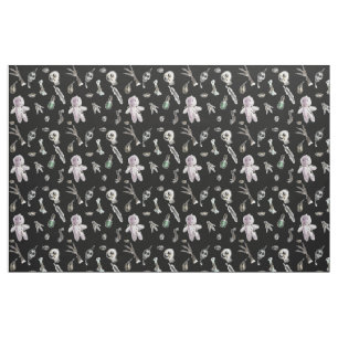 Tissu Motif de répétition Kawaii voodoo