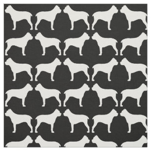 Tissu Motif de silhouettes de Corso de canne