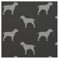 Motif de silhouettes de Spinone Italiano