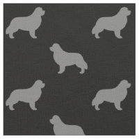 Motif de silhouettes de Terre-Neuve
