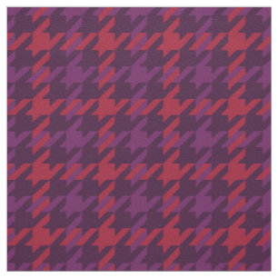 Tissu Motif de socle rouge pourpre rétro crimson