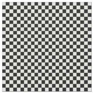 Tissu Motif de tableau de bord noir et blanc