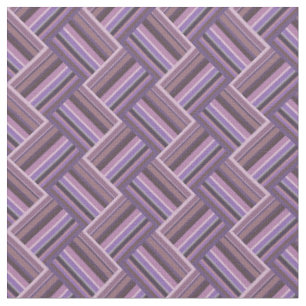Tissu Motif de tissage diagonale rayures mauve