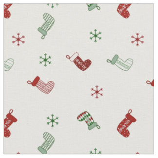 Tissu Motif de veille de Noël personnalisé