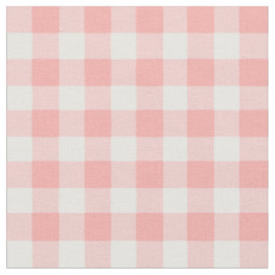 Tissu Motif de vérification En vichy rose pâle