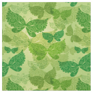 Tissu Motif de vert de ressort