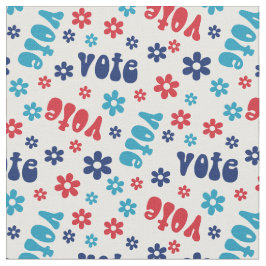 Tissu motif de vote Super blanc