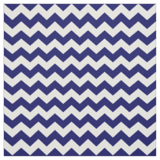 Tissu Motif de zigzag de Chevron de bleu marine et de
