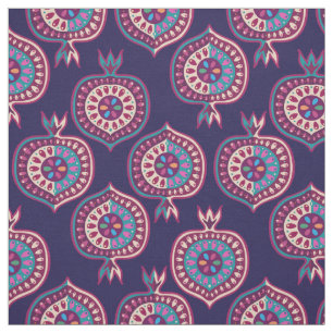 Tissu Motif décoratif de grenade