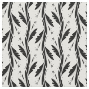 Tissu Motif décoratif Vignes Noires