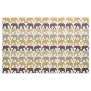 Tissu Motif d'éléphants cool