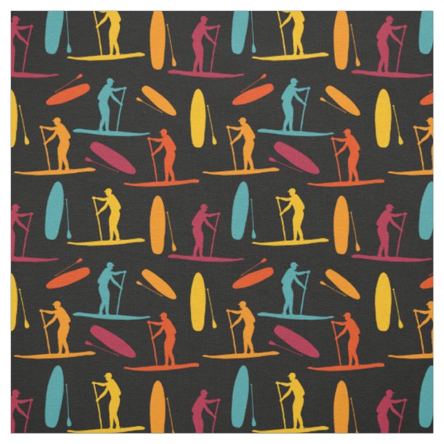 Tissu Motif d'embarquement à pédales SUP (Échantillon)