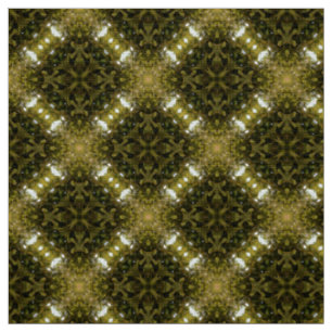 Tissu Motif des jardins formels verts