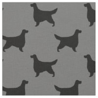 Motif des silhouettes de chien de Gordon Setter
