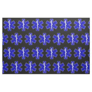 Tissu Motif des symboles EMT des techniciens Médicales d