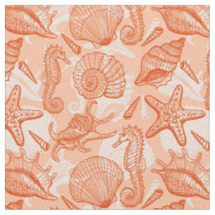 Tissu Motif dessiné à la main