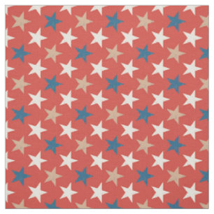 Tissu Motif d'étoiles patriotiques américaines