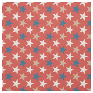 Tissu Motif d'étoiles patriotiques américaines