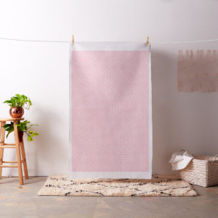 Tissu Motif Diamants roses