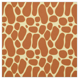 Tissu Motif d'impression de girafe