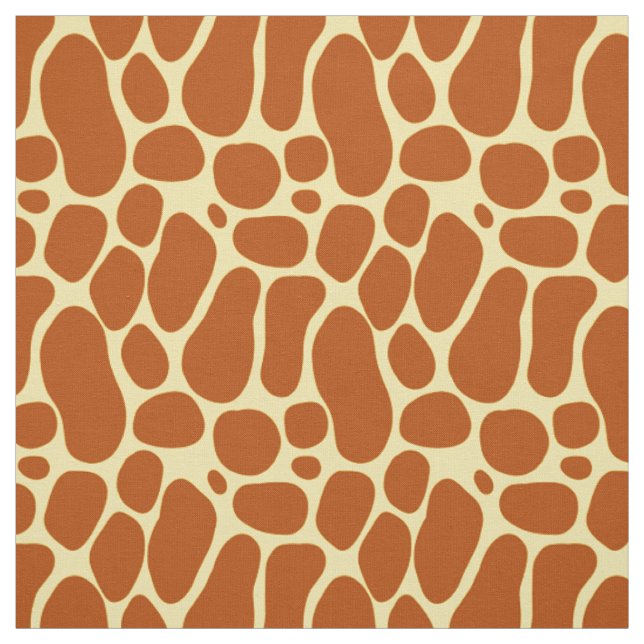 Tissu Motif d'impression Giraffe (Échantillon)