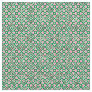 Tissu Motif d'ivoire rose