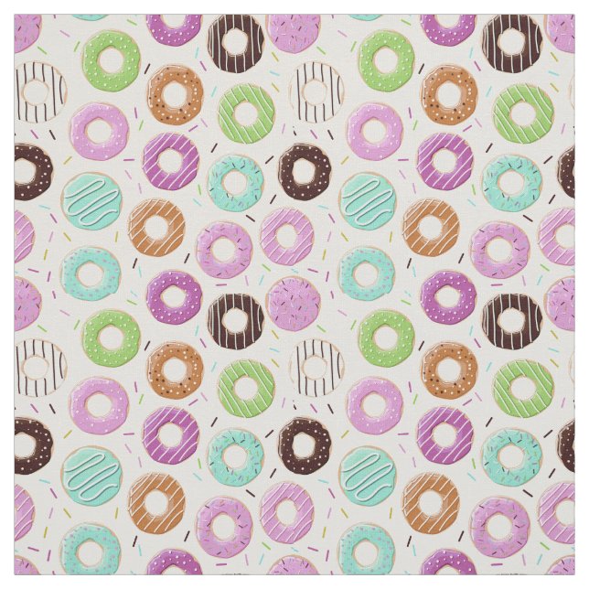Tissu Motif Donut (Échantillon)