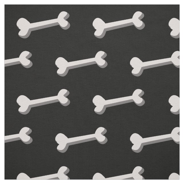 Tissu Motif d'os de chien (Échantillon)