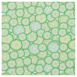 Tissu Motif drôle de concombre