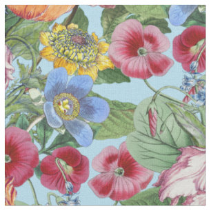 Tissu Motif du jardin des fleurs printanières