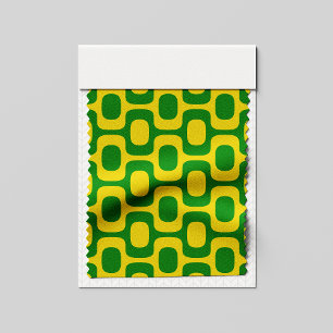 Tissu Motif du trottoir d'Ipanema, Motif de plage, Brési
