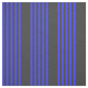 Tissu Motif électrique bleu et charbon cinq bandes