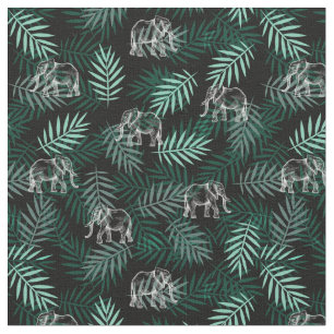 Tissu Motif Éléphant