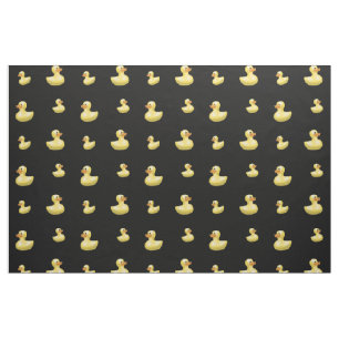 Tissu Motif en caoutchouc noir de canard