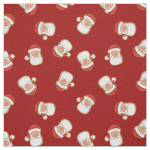 Tissu Motif en chef père Noël