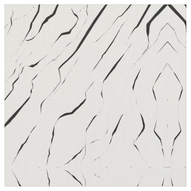 Tissu Motif en marbre blanc noir moderne (Fermer)