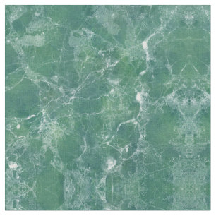 Tissu Motif en marbre vert