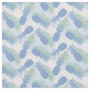 Tissu Motif en pastel tropical d'ananas