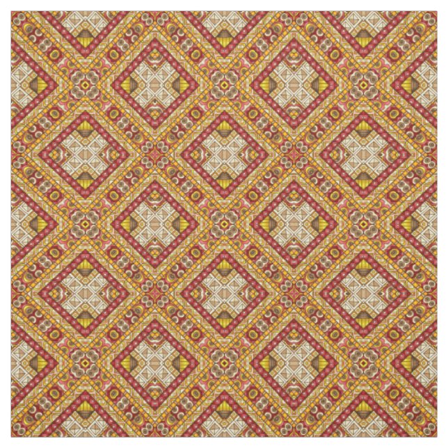 Tissu Motif ethnique (Échantillon)