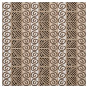 Tissu motif ethnique tiré par la main africain