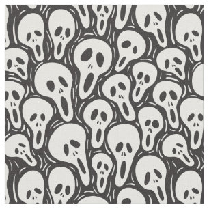 Tissu Motif fantôme éffrayant