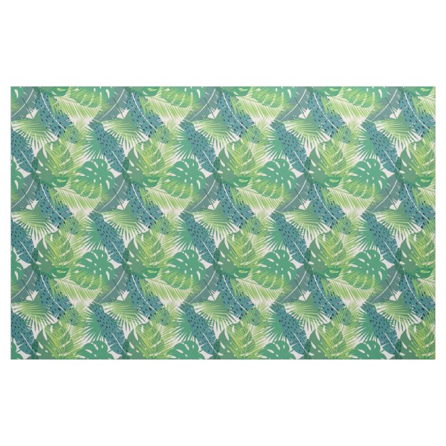 Tissu Motif feuille (Yard)