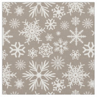 Motif flocons de neige hivernaux Mocha Chic Confor
