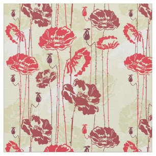 Tissu Motif floral 2 d'élégance abstraite
