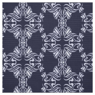 Tissu Motif floral de damassé